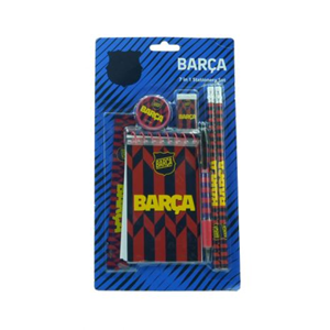 ست 12 در 1 کوله پشتی چرخدار 40 سانتی بارسلونا مدل Rainbow Max - Backpack - Trolly Bag - Promotion Items 12 in 1 - FC Barcelona _کیف مدرسه
